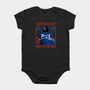 Sleep is my God Baby Bodysuit